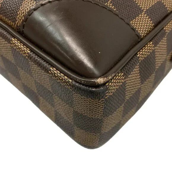 LOUIS VUITTON Porte Documents Voyage N41124 Ebene Damier RI2154 Business Bag - Picture 6 of 14